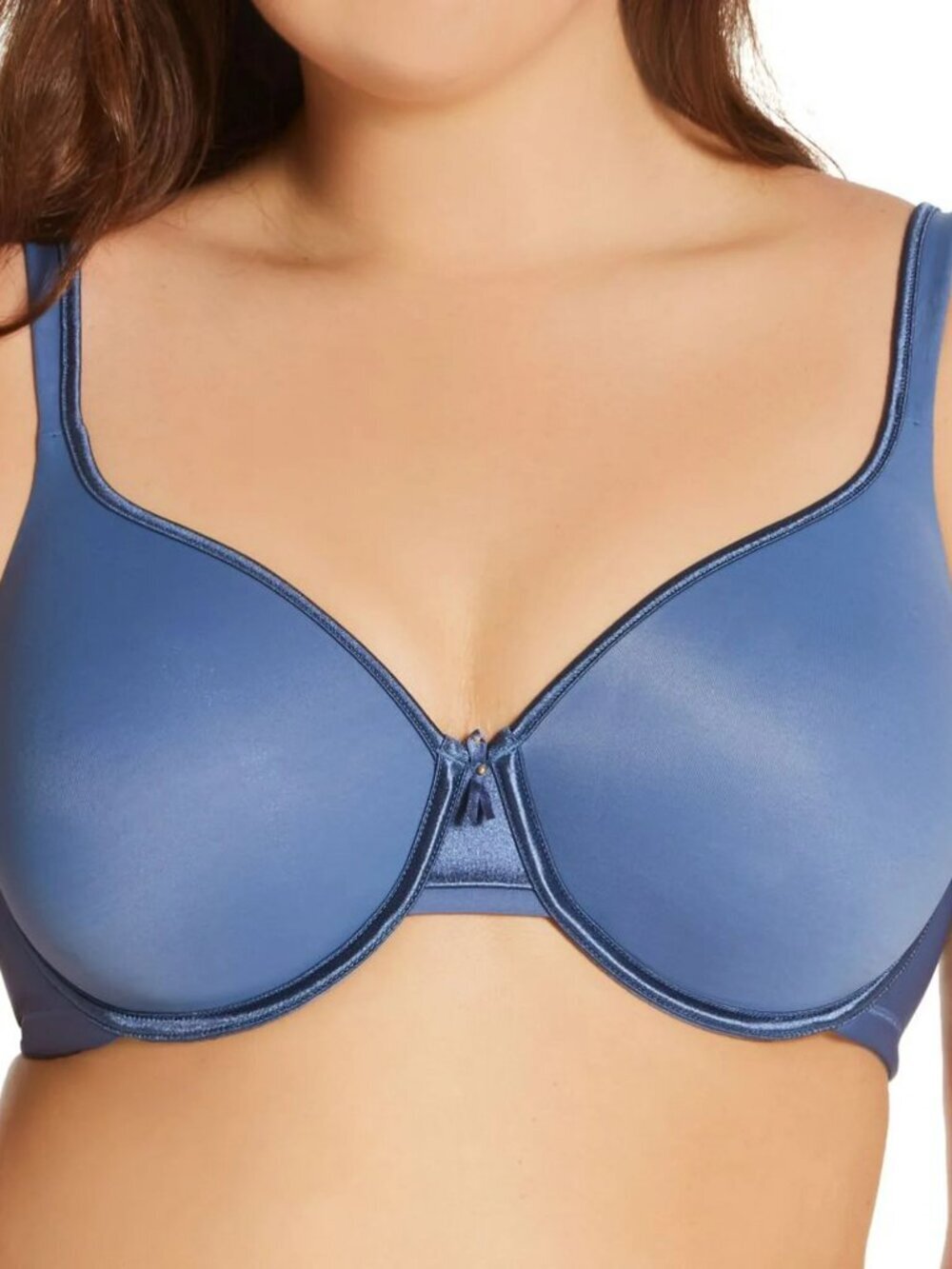 NWT Vanity Fair Body Caress Underwire Bra Blue Dusk 40C
